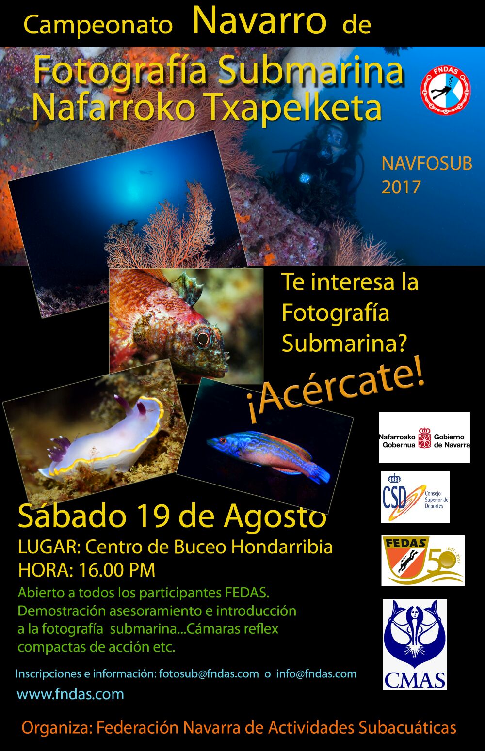 Campeonato Navarro de Fotograf&iacute;a Submarina